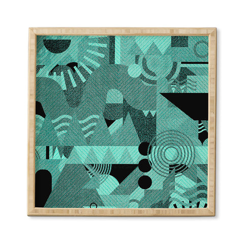 Nick Nelson Lost Frequencies In Mint Framed Wall Art