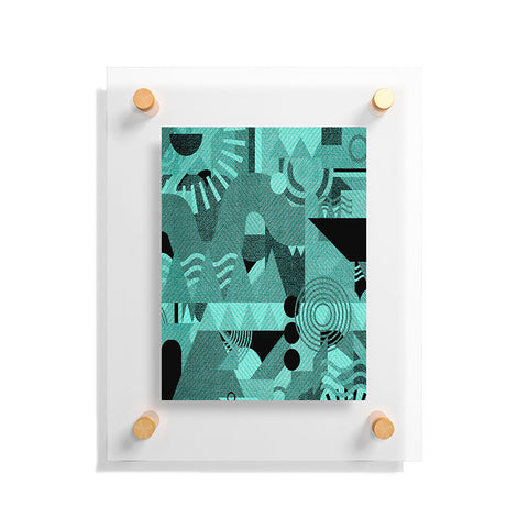 Nick Nelson Lost Frequencies In Mint Floating Acrylic Print