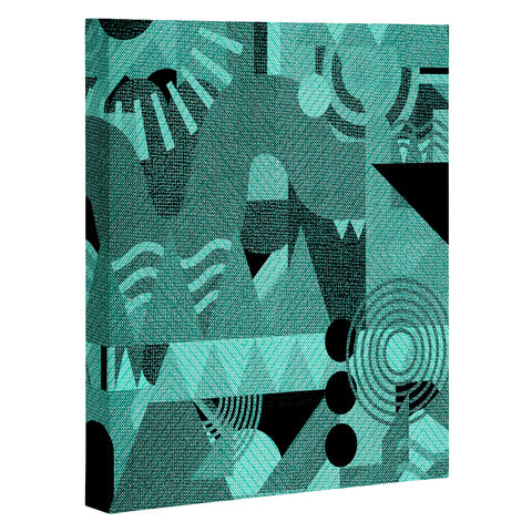 Nick Nelson Lost Frequencies In Mint Art Canvas