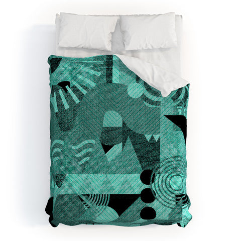 Nick Nelson Lost Frequencies In Mint Duvet Cover