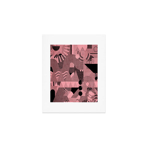 Nick Nelson Lost Frequencies In Pink Art Print