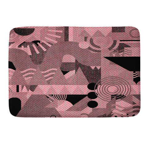 Nick Nelson Lost Frequencies In Pink Memory Foam Bath Mat
