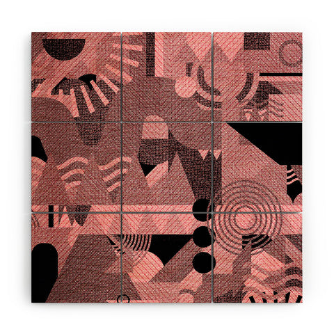 Nick Nelson Lost Frequencies In Pink Wood Wall Mural