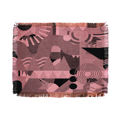 Nick Nelson Lost Frequencies In Pink Throw Blanket