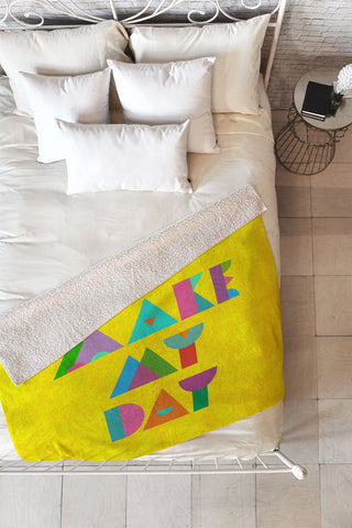 Nick Nelson Make My Day Fleece Throw Blanket