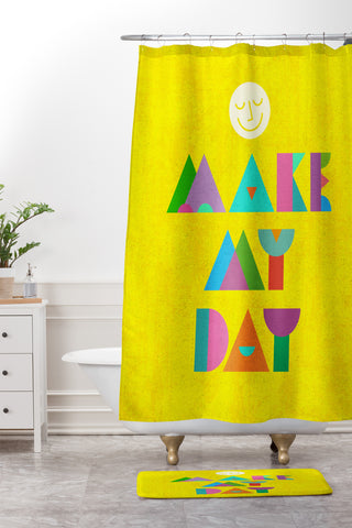 Nick Nelson Make My Day Shower Curtain And Mat