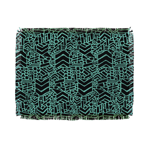 Nick Nelson Microcosm Lagoon Throw Blanket