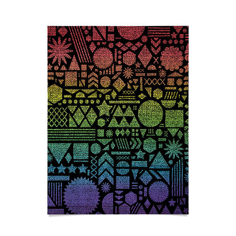 Nick Nelson Modern Elements With Spectrum Poster