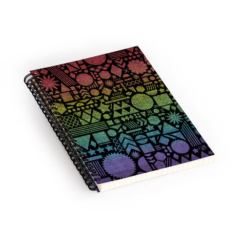 Nick Nelson Modern Elements With Spectrum Spiral Notebook