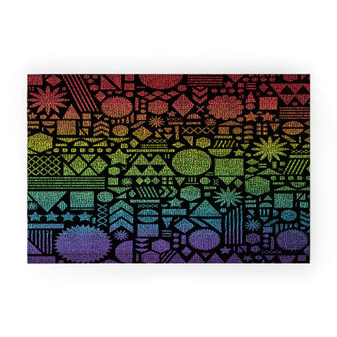 Nick Nelson Modern Elements With Spectrum Welcome Mat