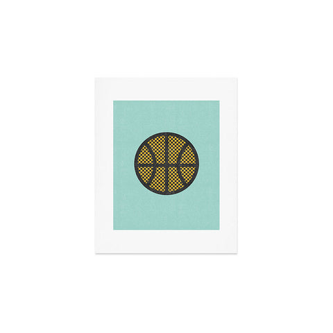 Nick Nelson Op Art Basketball Art Print