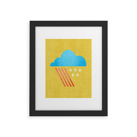 Nick Nelson Patriotic Weather Framed Art Print