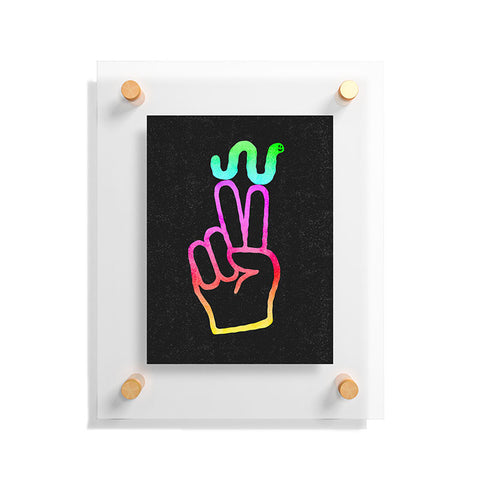 Nick Nelson Peace Worm Floating Acrylic Print
