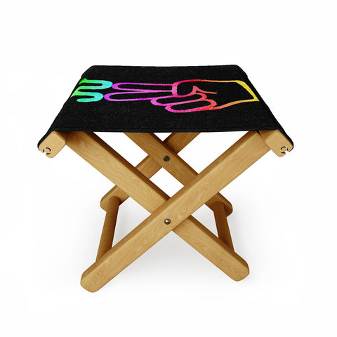 Nick Nelson Peace Worm Folding Stool