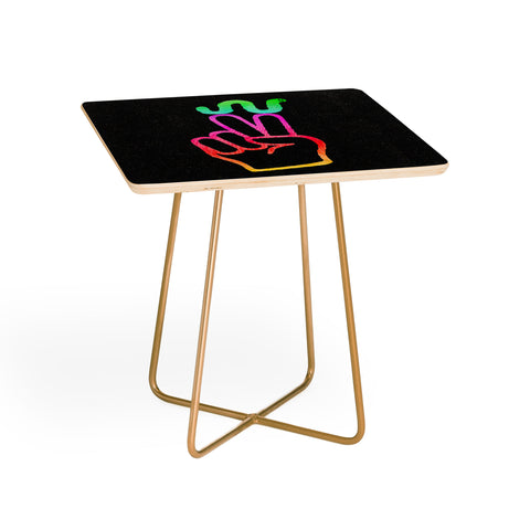 Nick Nelson Peace Worm Square Side Table