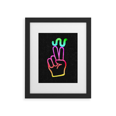 Nick Nelson Peace Worm Framed Art Print