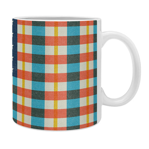 Nick Nelson Plaid Flag Coffee Mug