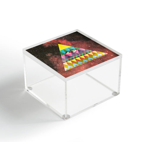 Nick Nelson Pyramid In Space Acrylic Box