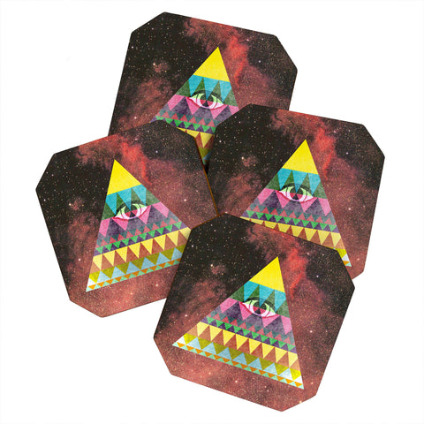 Nick Nelson Pyramid In Space Coaster Set