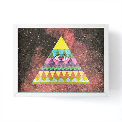 Nick Nelson Pyramid In Space Framed Mini Art Print