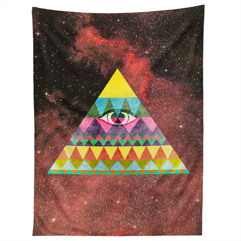 Nick Nelson Pyramid In Space Tapestry