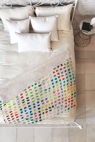 Nick Nelson Raga Fleece Throw Blanket