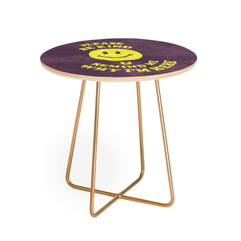 Nick Nelson Remind Me Round Side Table