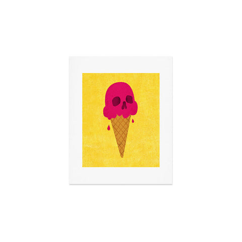 Nick Nelson Skull Scoop Art Print