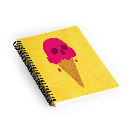 Nick Nelson Skull Scoop Spiral Notebook