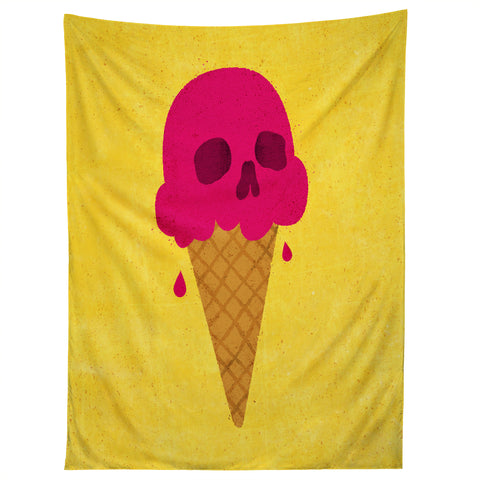 Nick Nelson Skull Scoop Tapestry