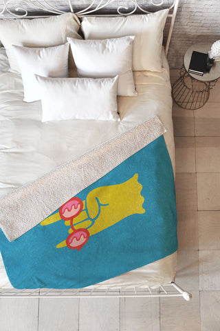 Nick Nelson Soft Metal Fleece Throw Blanket