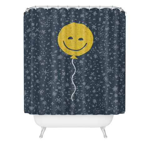 Nick Nelson Spaced Out Shower Curtain