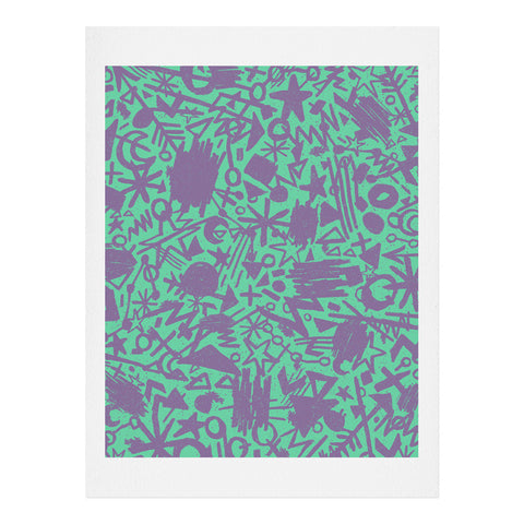 Nick Nelson Turquoise Synapses Art Print