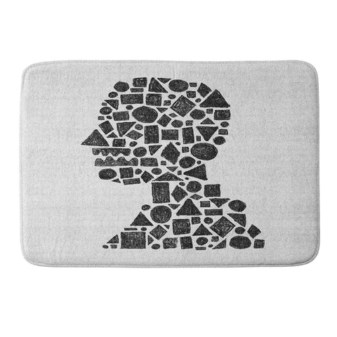 Nick Nelson Untitled Silhouette 1 Memory Foam Bath Mat