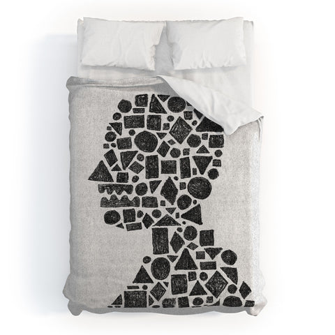 Nick Nelson Untitled Silhouette 1 Duvet Cover