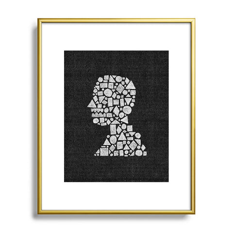Nick Nelson Untitled Silhouette Reverse Metal Framed Art Print