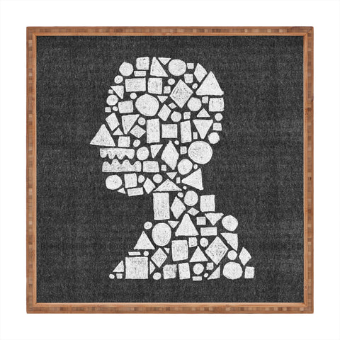 Nick Nelson Untitled Silhouette Reverse Square Tray