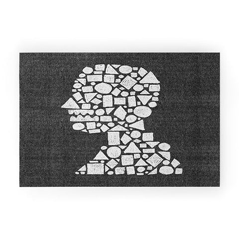 Nick Nelson Untitled Silhouette Reverse Welcome Mat
