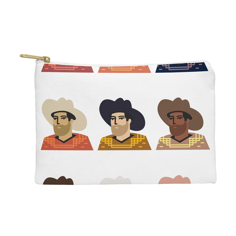 Nick Quintero Abstract Cowboy Multicultural Pouch
