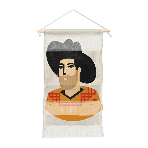 Nick Quintero Abstract Cowboy Wall Hanging Portrait