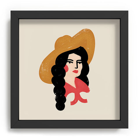 Nick Quintero Abstract Cowgirl Recessed Framing Square
