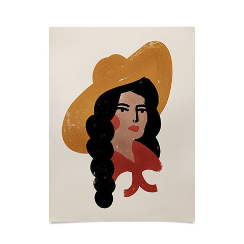 Nick Quintero Abstract Cowgirl 2 Poster