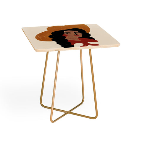 Nick Quintero Abstract Cowgirl 2 Side Table