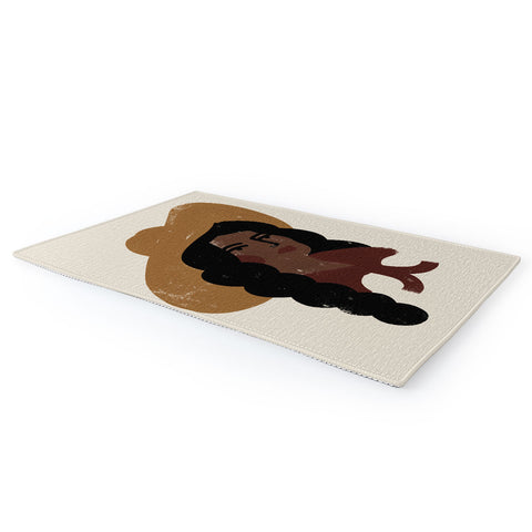 Nick Quintero Abstract Cowgirl 3 Area Rug