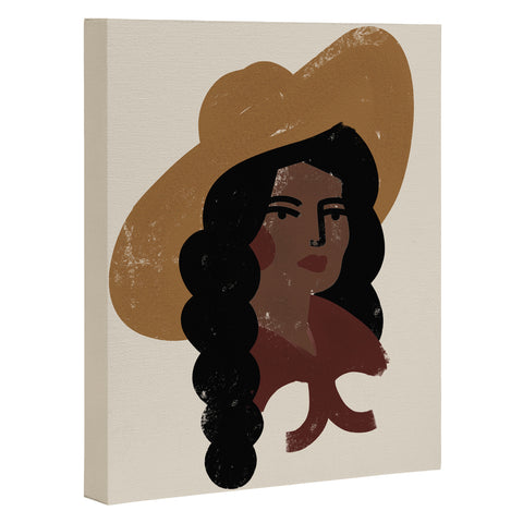 Nick Quintero Abstract Cowgirl 3 Art Canvas