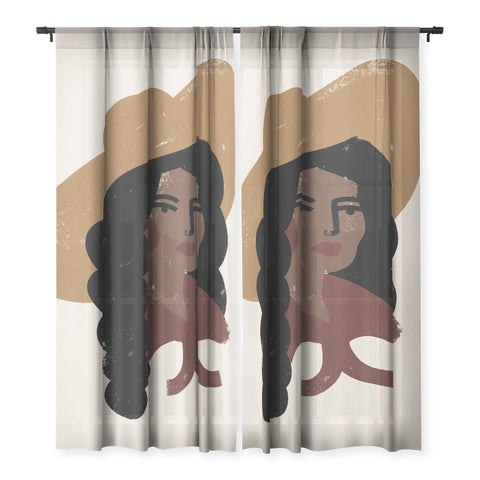 Nick Quintero Abstract Cowgirl 3 Sheer Non Repeat