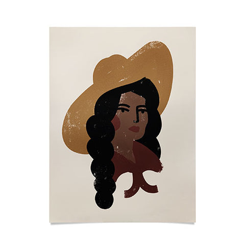 Nick Quintero Abstract Cowgirl 3 Poster