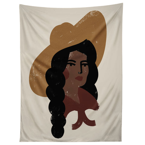 Nick Quintero Abstract Cowgirl 3 Tapestry