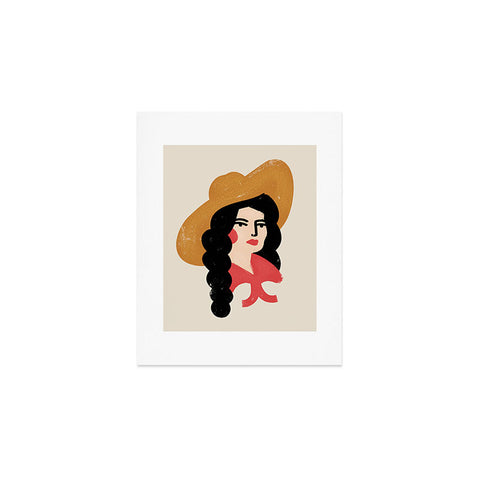 Nick Quintero Abstract Cowgirl Art Print