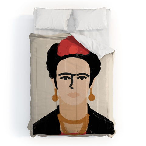 Nick Quintero Abstract Frida Comforter
